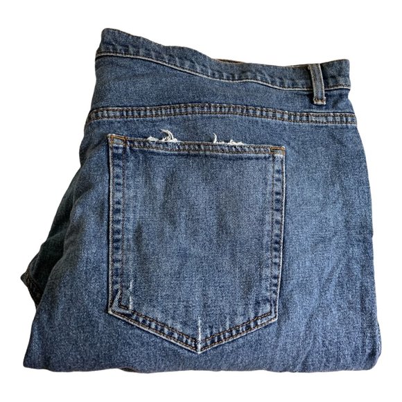 Reformation Liza High Straight Jeans Tag 24 Blue High-Rise W45xL40 Denim - Picture 4 of 12